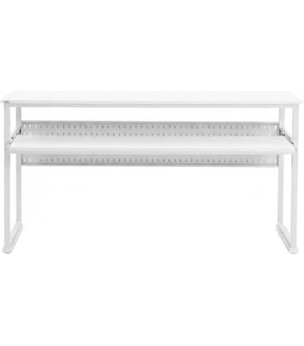 Amazon.co.jp: ホワイト x 1台 LYYL 88鍵盤対応 DTMデスク MD1560